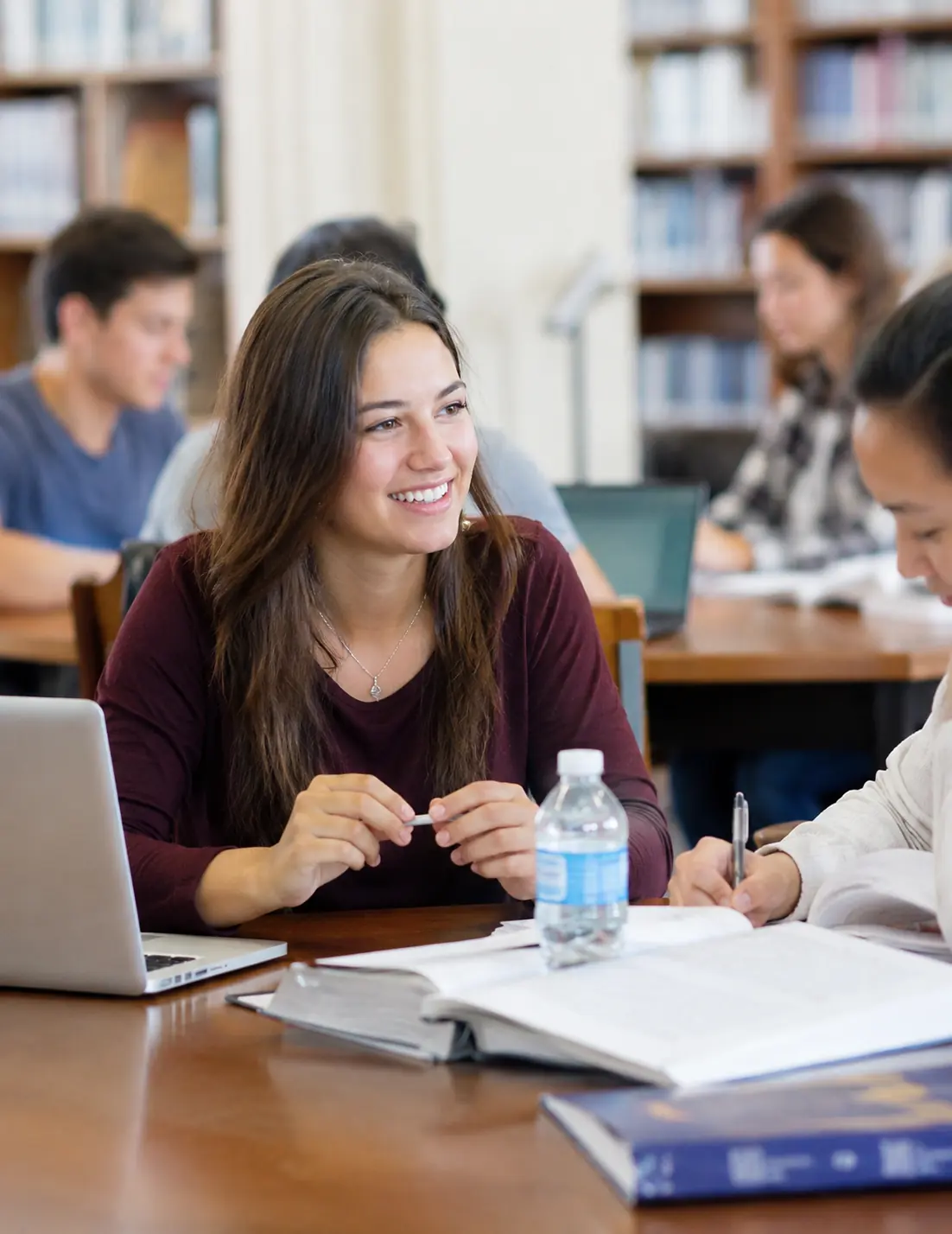 A learner participating in a confidential discussion