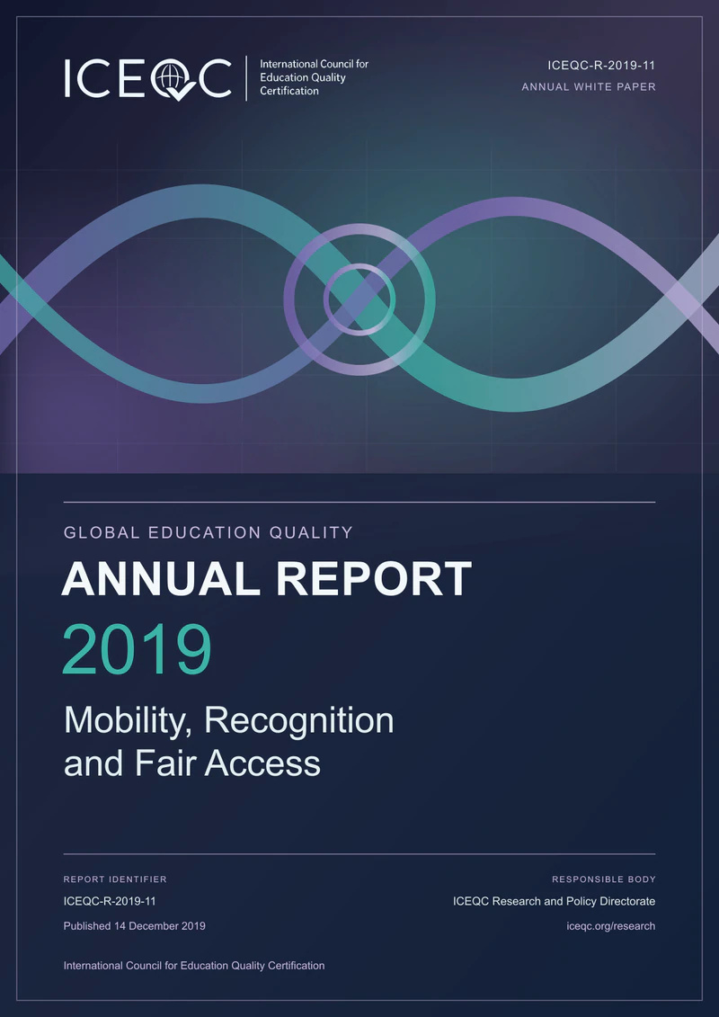 ICEQC-R-2019-11 — Global Education Quality Annual Report 2019: Mobility, Recognition and Fair Access cover