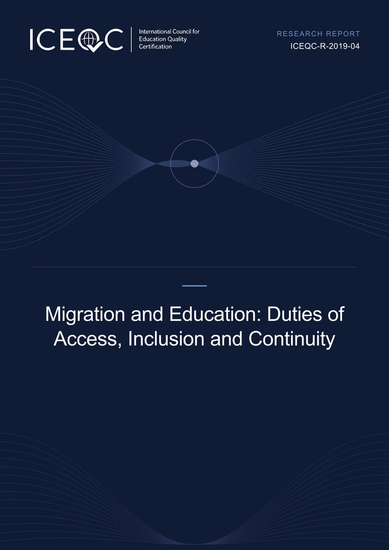 ICEQC-R-2019-04 — Migration and Education: Duties of Access, Inclusion and Continuity cover