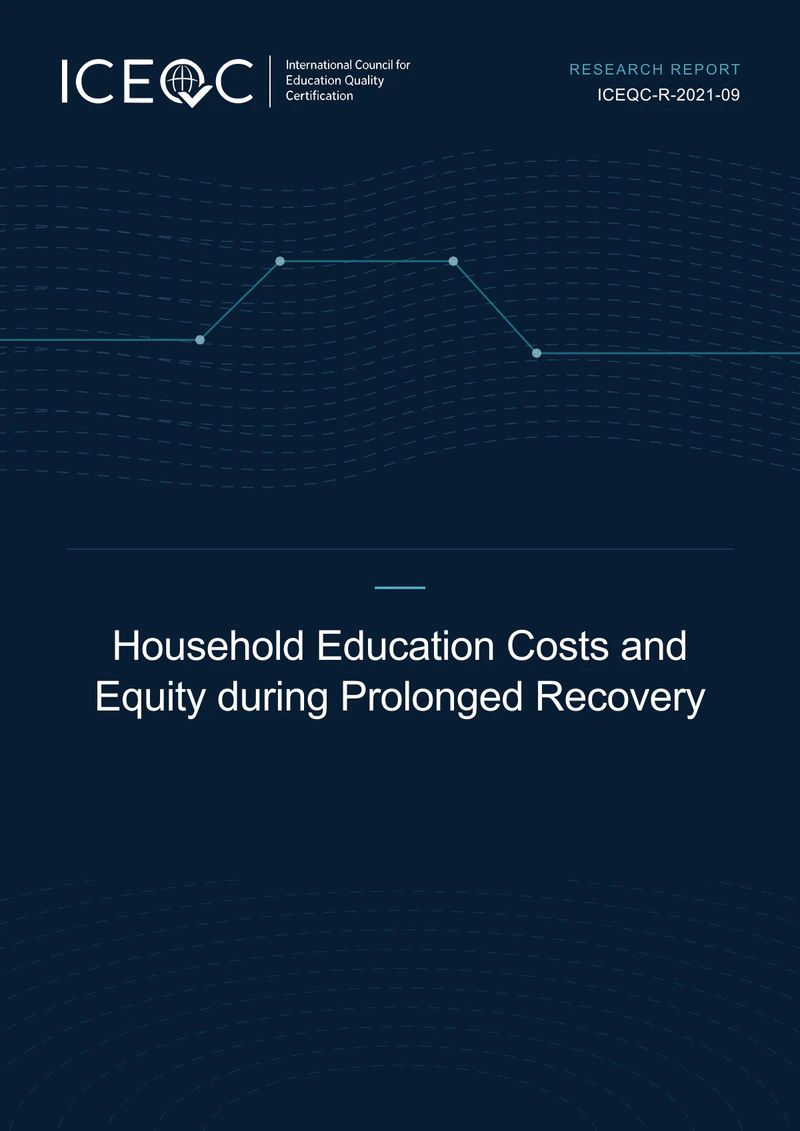 ICEQC-R-2021-09 — Household Education Costs and Equity during Prolonged Recovery cover